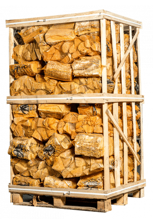 80 Birkenholzscheite – 25 cm – 100 % trocken