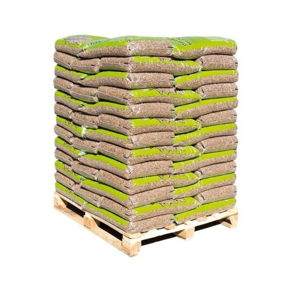 Holzpellets Hartholz Eiche 6 mm – 975 kg Palette