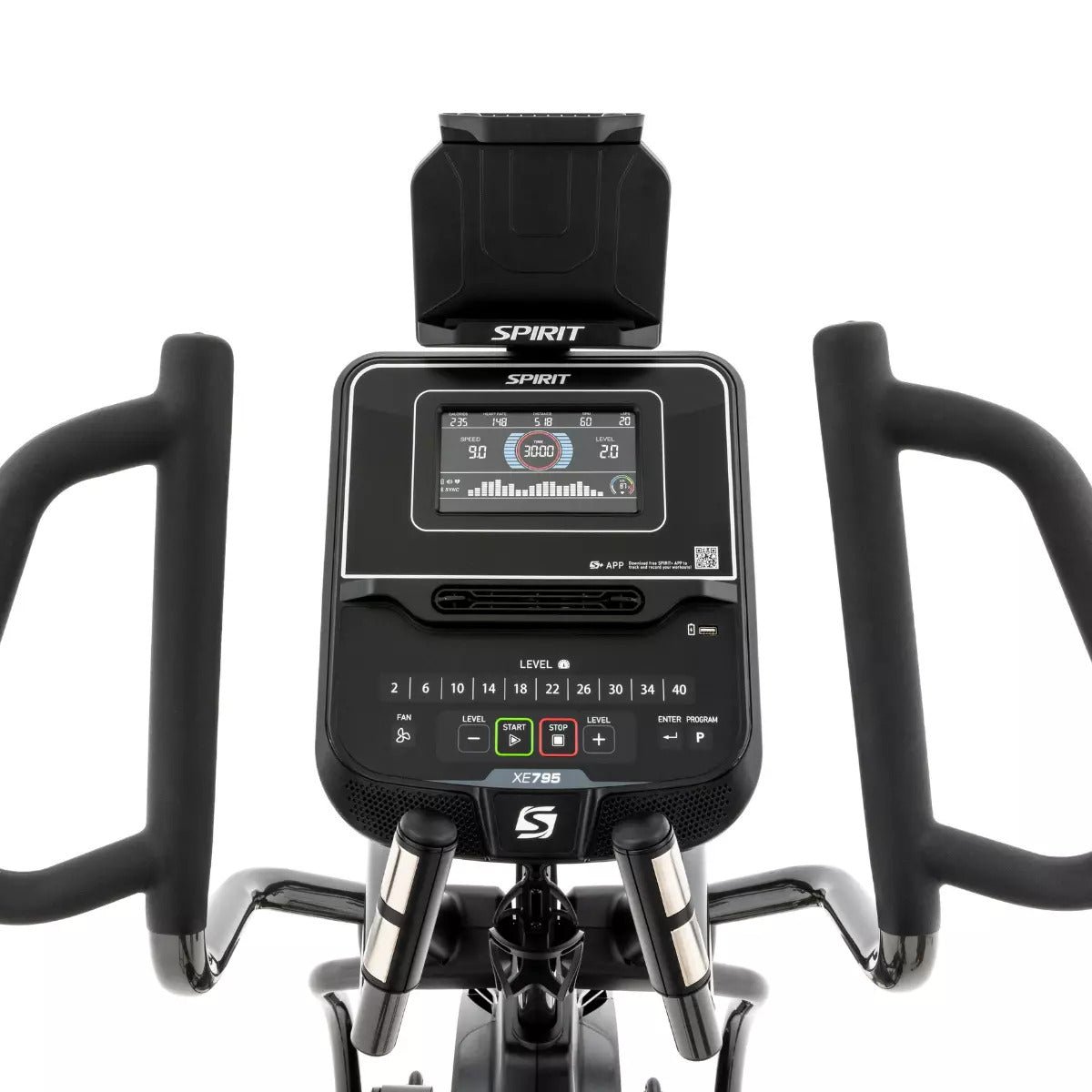 Spirit Fitness Crosstrainer XE795 Black – Bild 10