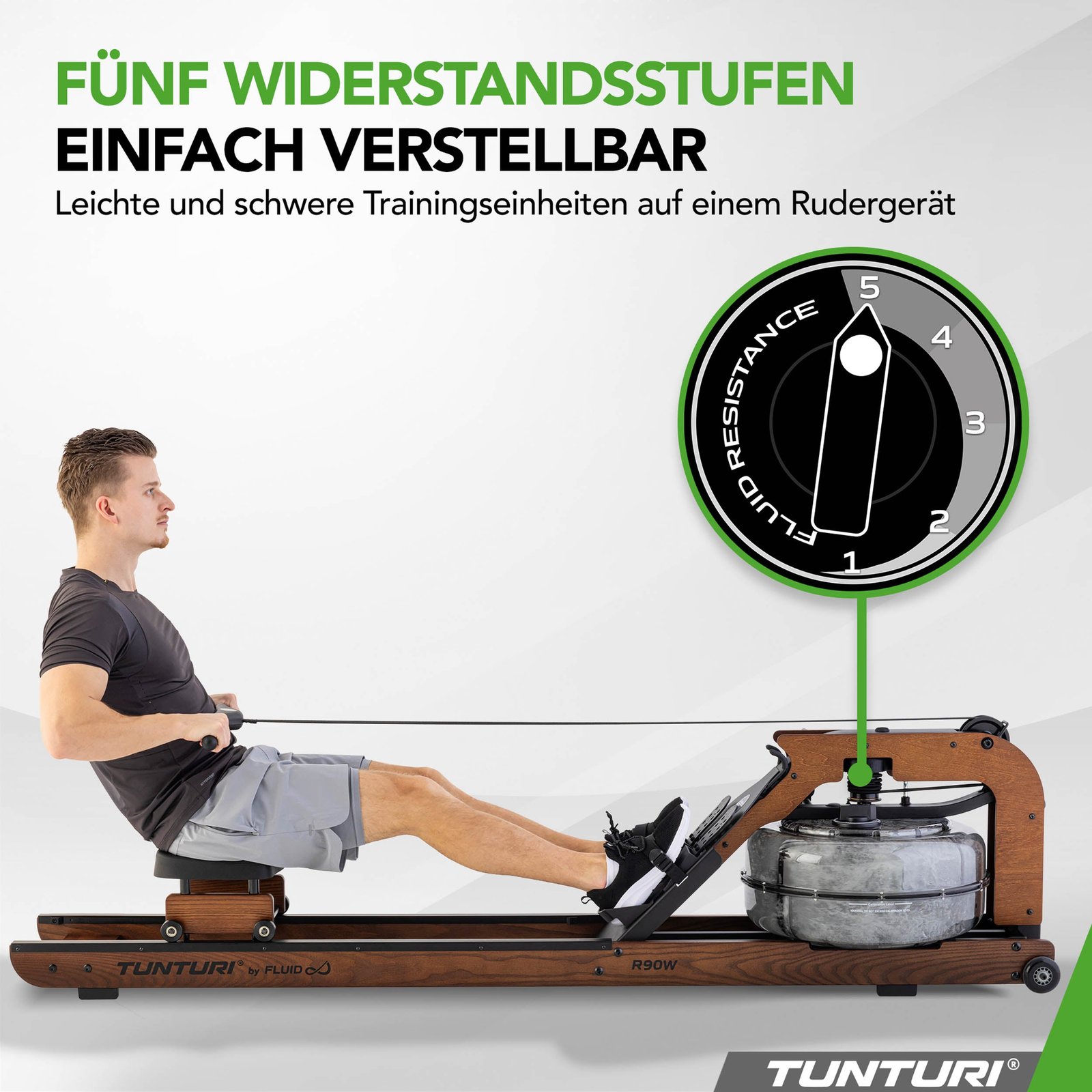Tunturi Signature R90W Rudergerät by Fluid Tunturi Signature R90W Rudergerät by Fluid – Bild 2