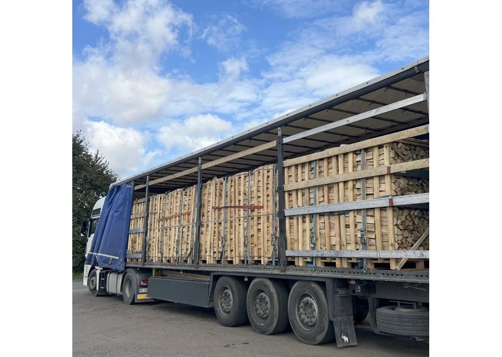 LKW Brennholz Hainbuche Buche 22 Paletten ( 44 RM ) 25 / 33cm LKW Brennholz Hainbuche Buche 22 Paletten ( 44 RM ) 25 / 33cm – Bild 1