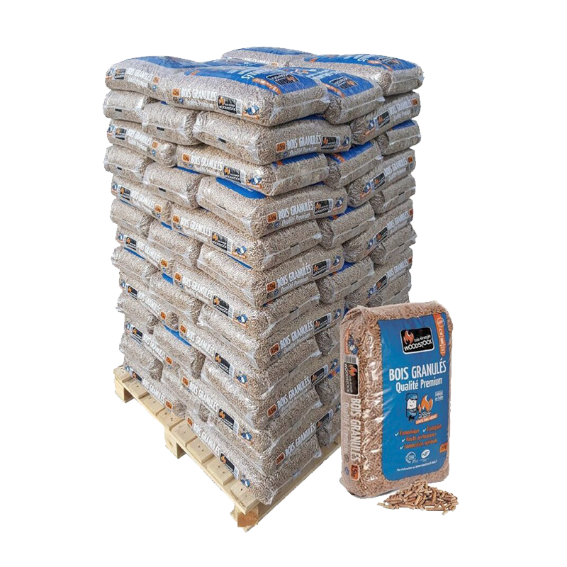 Französische Holzpellets Premium – Palette 78 Säcke Französische Holzpellets Premium – Palette 78 Säcke – Bild 1