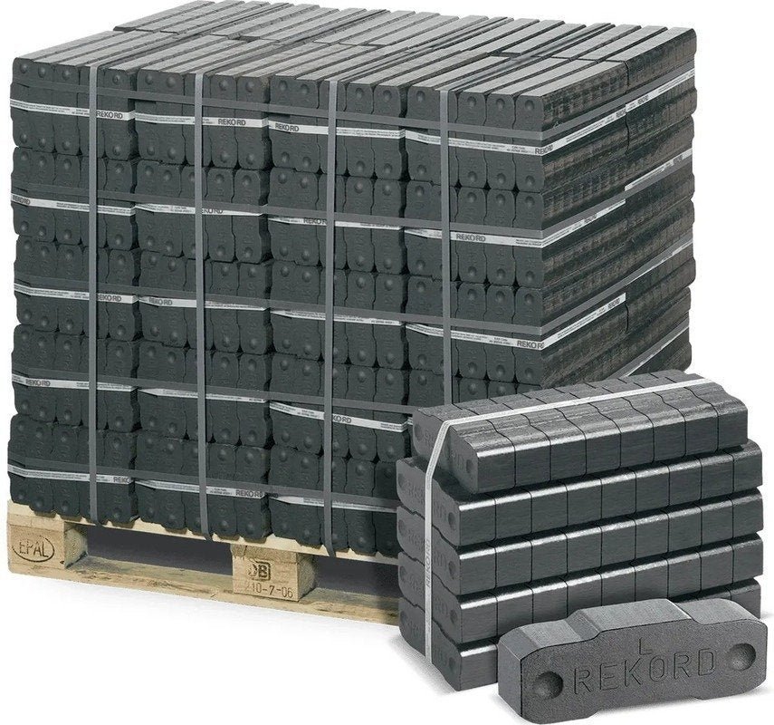 REKORD Braunkohlebriketts – 1000 kg Palette (40 x 25 kg) REKORD Braunkohlebriketts – 1000 kg Palette (40 x 25 kg) – Bild 1