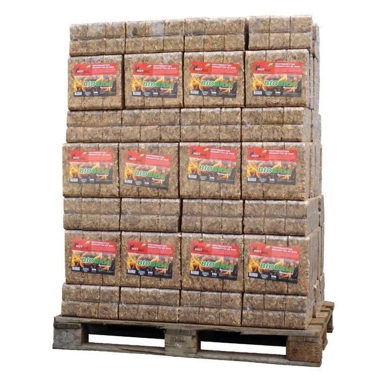 Holzbriketts BioBriq MegaRuf Palette (972 kg) Holzbriketts BioBriq MegaRuf Palette (972 kg) – Bild 1