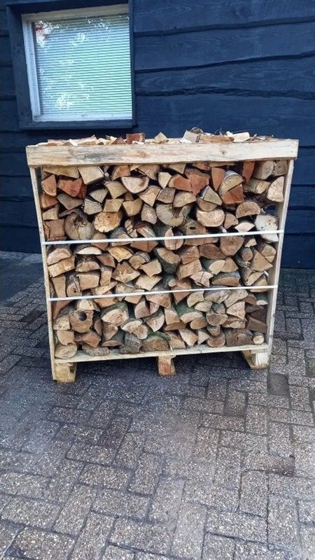 Brennholz-Mix 25 cm – 1,2 RM (4 Mini-Paletten) Brennholz-Mix 25 cm – 1,2 RM (4 Mini-Paletten) – Bild 1