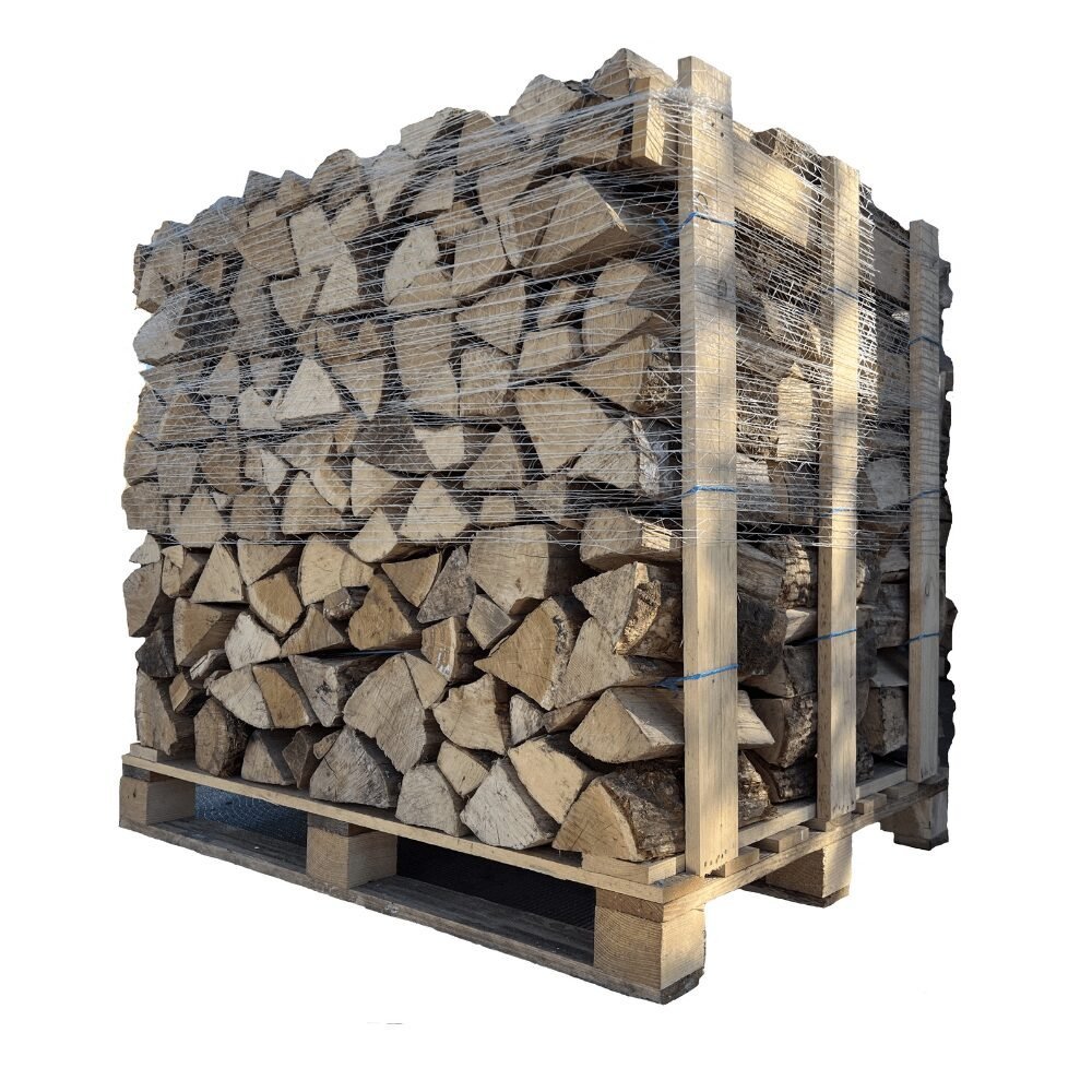 Brennholz Hartholzmischung 30 cm trocken auf Palette Brennholz Hartholzmischung 30 cm trocken auf Palette – Bild 1