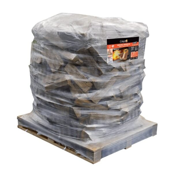 Premium Brennholz 40 cm trocken gedämpft Palette 1,3 m3