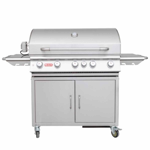 Bull Brahma Gasgrillstation | 5 Brenner | Edelstahl | Infrarot Heckbrenner & Rotisserie