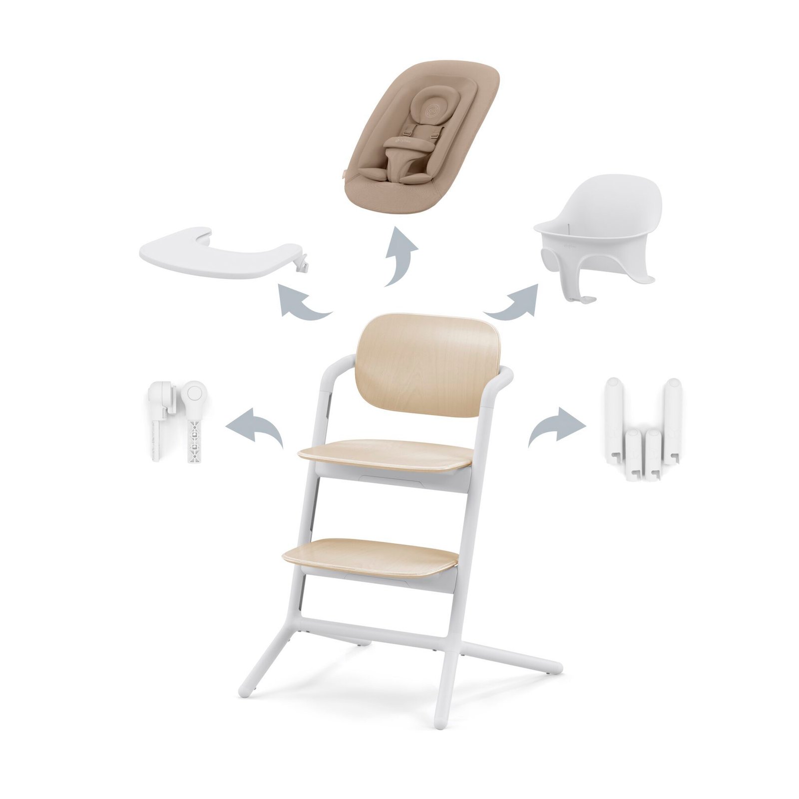 Cybex Lemo 4 in 1 – Sedia evolutiva modulare che cresce con il tuo bambino Cybex Lemo 4 in 1 – Sedia evolutiva modulare che cresce con il tuo bambino – Bild 4