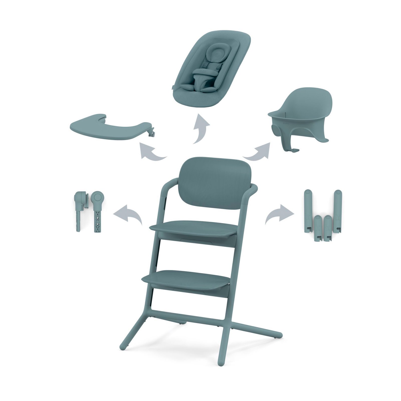 Cybex Lemo 4 in 1 – Sedia evolutiva modulare che cresce con il tuo bambino Cybex Lemo 4 in 1 – Sedia evolutiva modulare che cresce con il tuo bambino – Bild 1