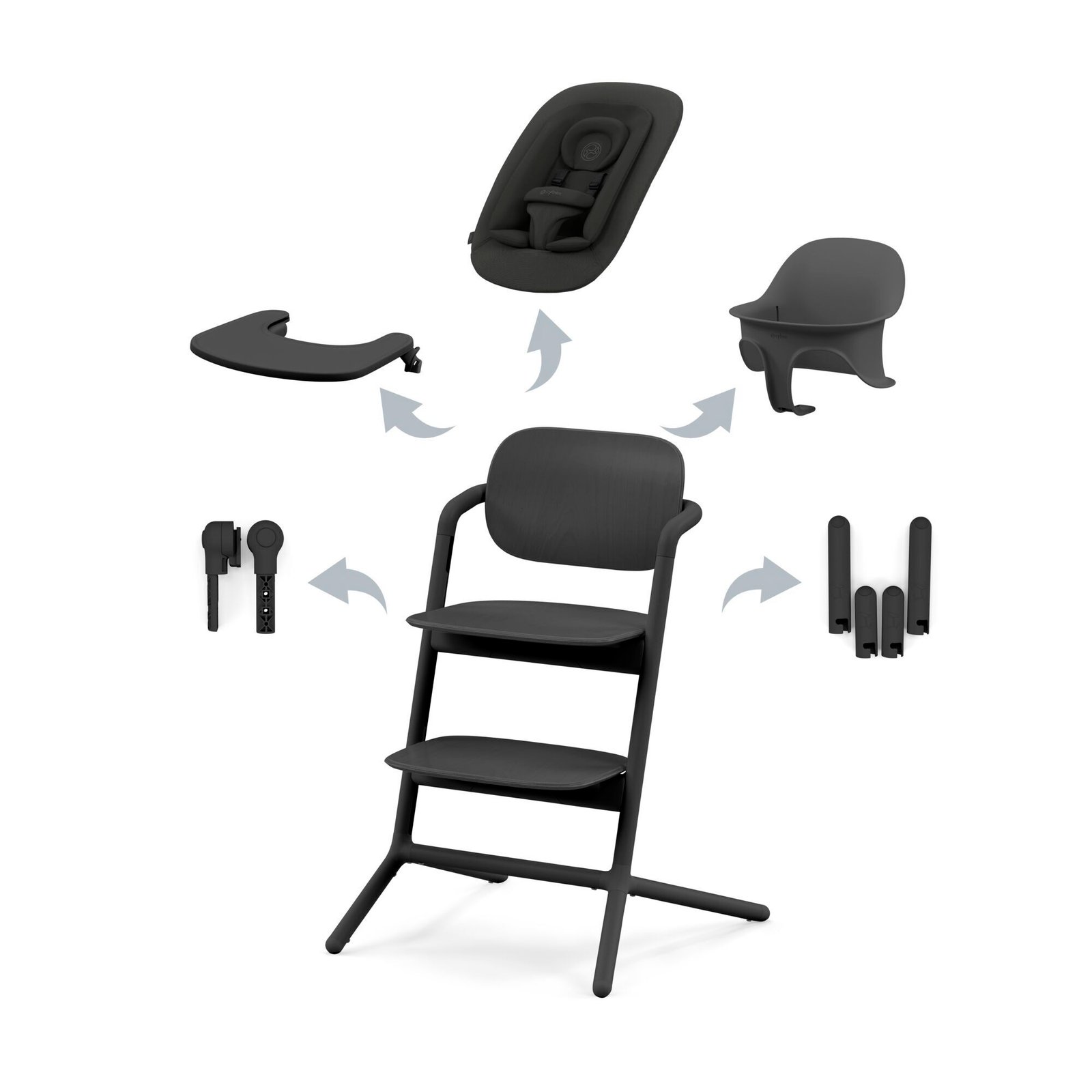 Cybex Lemo 4 in 1 – Sedia evolutiva modulare che cresce con il tuo bambino Cybex Lemo 4 in 1 – Sedia evolutiva modulare che cresce con il tuo bambino – Bild 3