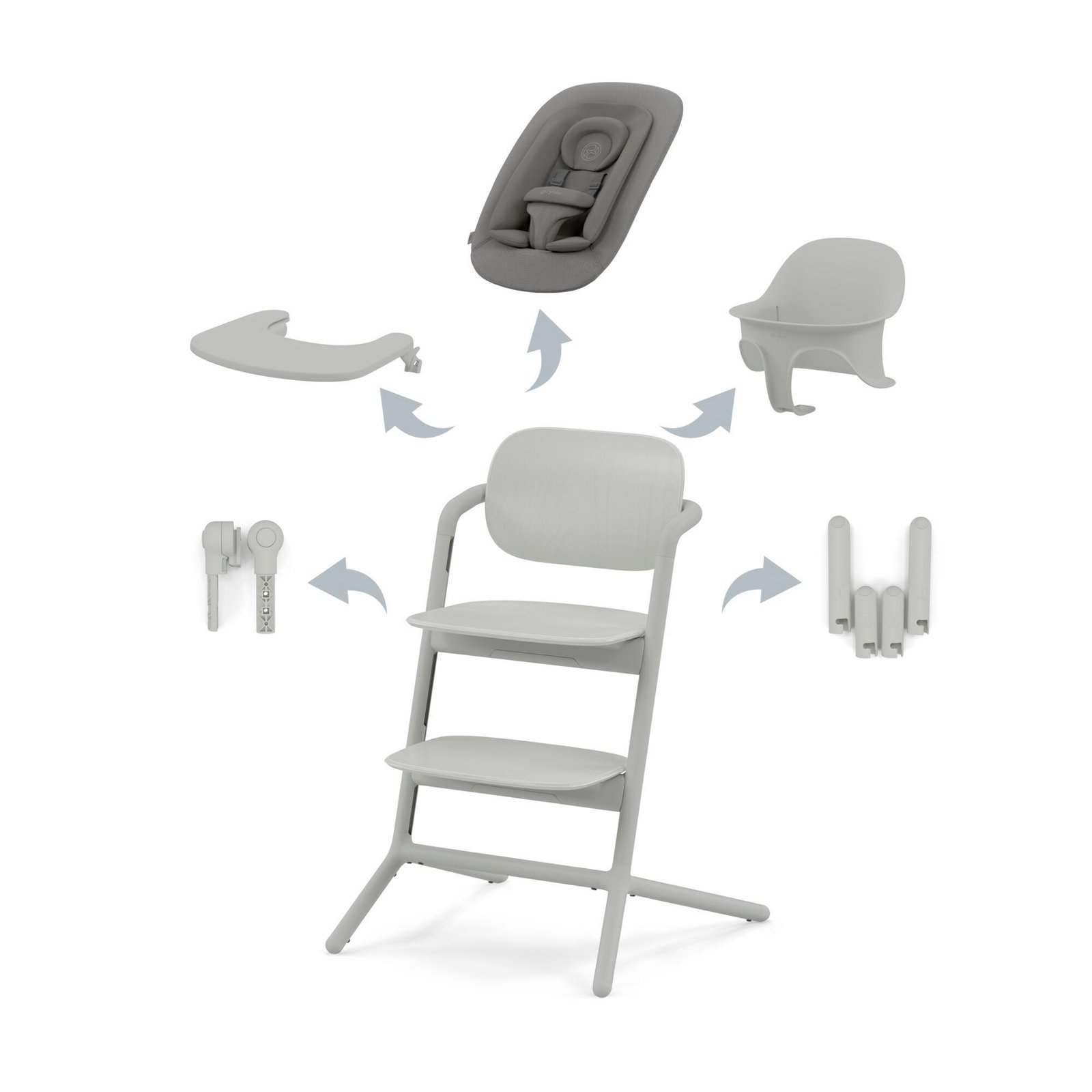 Cybex Lemo 4 in 1 – Sedia evolutiva modulare che cresce con il tuo bambino Cybex Lemo 4 in 1 – Sedia evolutiva modulare che cresce con il tuo bambino – Bild 2