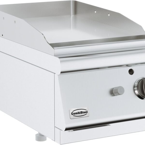 Base 700 Gas-Grillplatte - Verchromt - Glatt - Tischmodell - 6,5kW - 400x700x(h)300mm