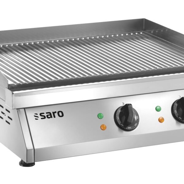 SARO Griddleplatte gerillt, Modell FRY TOP GH 610 R