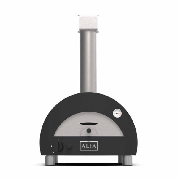 Alfa Forni Gas-Pizzaofen Moderno | Portable | Schiefergrau