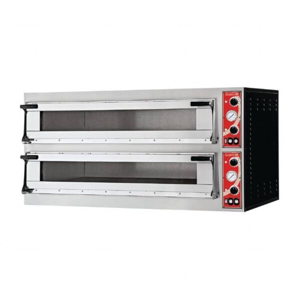 Pizzaofen 2 Kammer Napels - Elektro - Pizzen 35cm - 400V - 1360x954x(h)865mm
