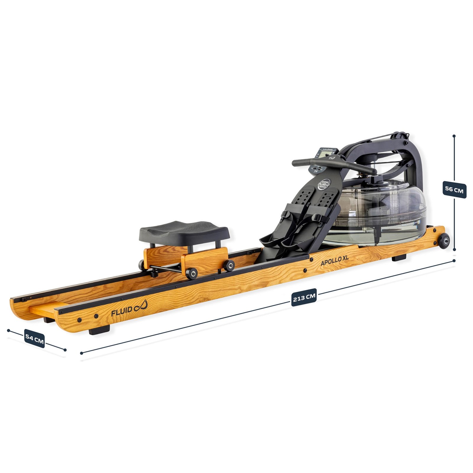 Fluid Rower Rudergerät Apollo XL Buche Fluid Rower Rudergerät Apollo XL Buche – Bild 3