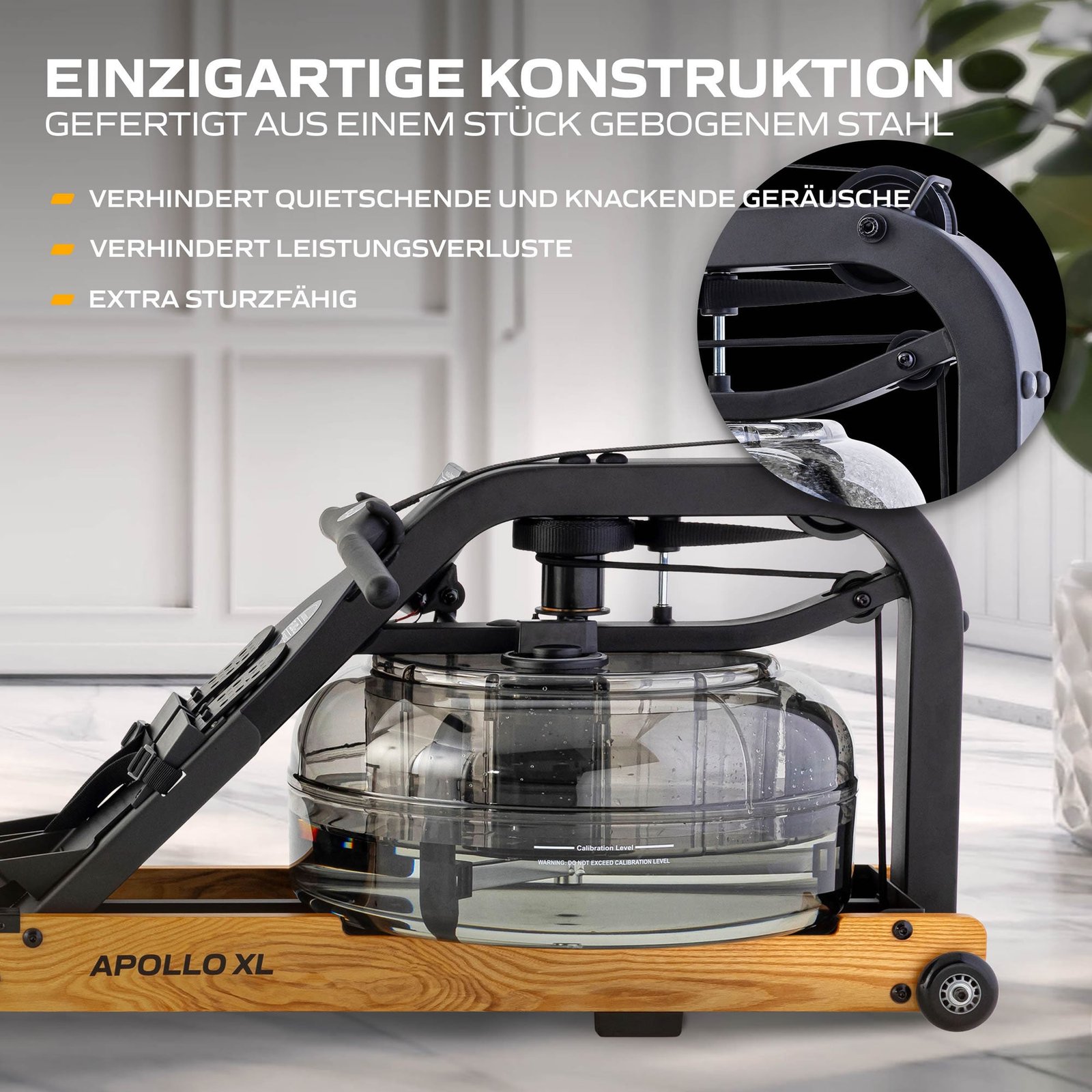 Fluid Rower Rudergerät Apollo XL Buche Fluid Rower Rudergerät Apollo XL Buche – Bild 7