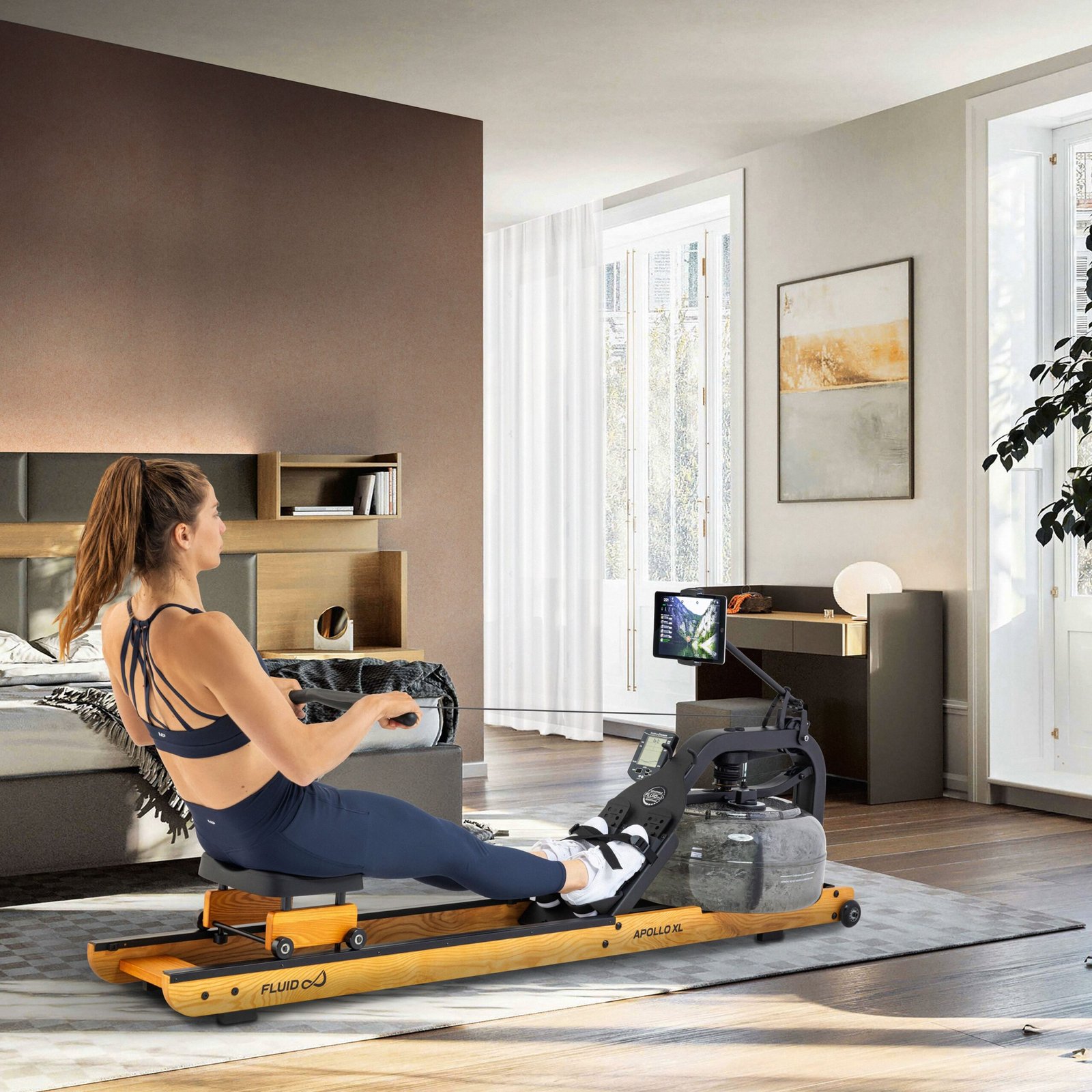 Fluid Rower Rudergerät Apollo XL Buche Fluid Rower Rudergerät Apollo XL Buche – Bild 2