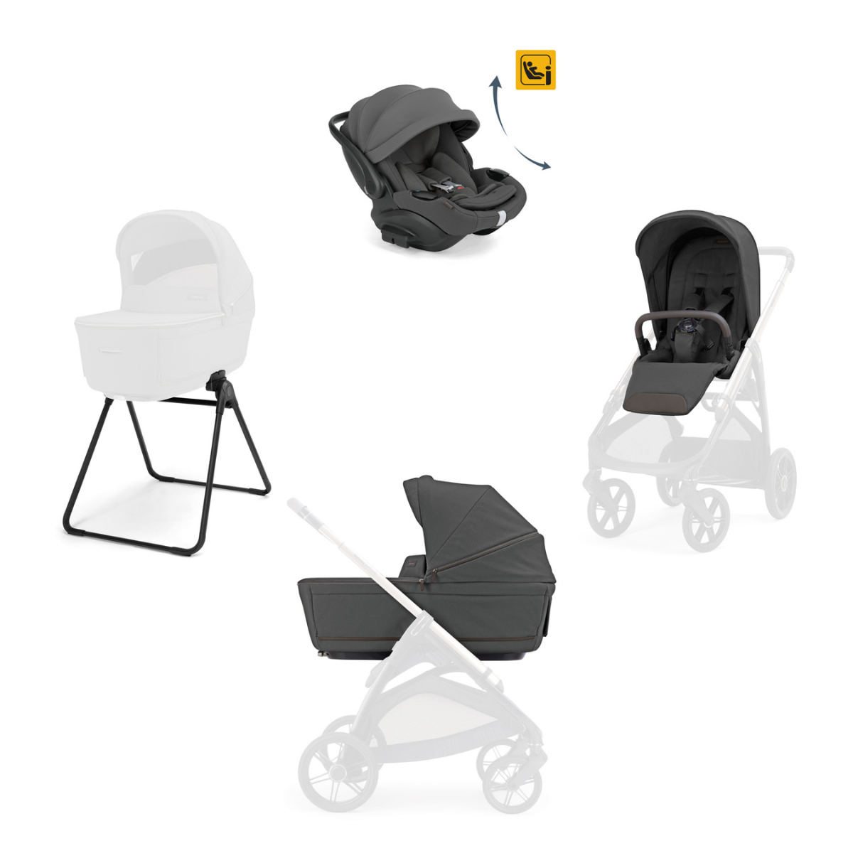Inglesina-Textil Kit mit Darwin Recline für Aptica-Rahmen Inglesina-Textil Kit mit Darwin Recline für Aptica-Rahmen – Bild 6