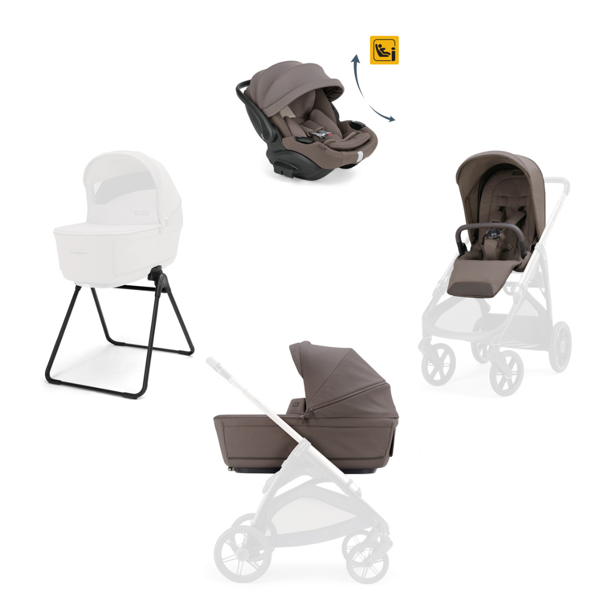 Inglesina-Textil Kit mit Darwin Recline für Aptica-Rahmen Inglesina-Textil Kit mit Darwin Recline für Aptica-Rahmen – Bild 3
