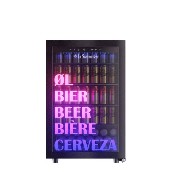 La Sommelière - BEER150 - Bierkühlschrank mit Temperatureinstellungen von -6°C bis +18°C – 128 L