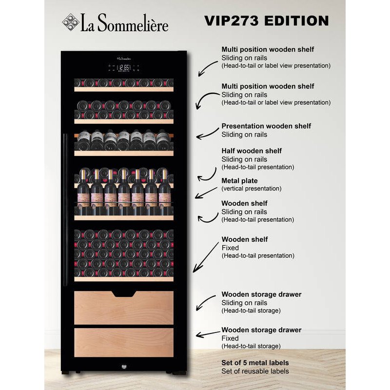 La Sommelière - VIP273_EDITION - Weinkühlschrank für 273 Fl. - SMART La Sommelière - VIP273_EDITION - Weinkühlschrank für 273 Fl. - SMART – Bild 11