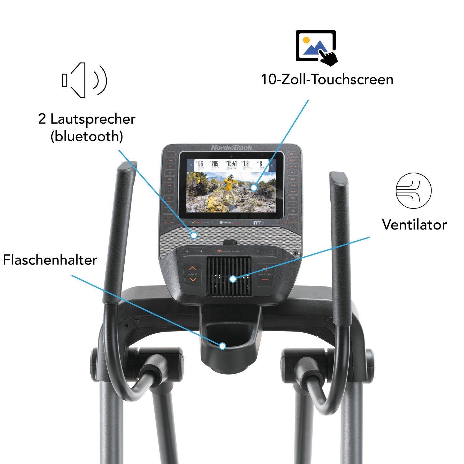 NordicTrack Crosstrainer FS10i FreeStride Trainer NordicTrack Crosstrainer FS10i FreeStride Trainer – Bild 4
