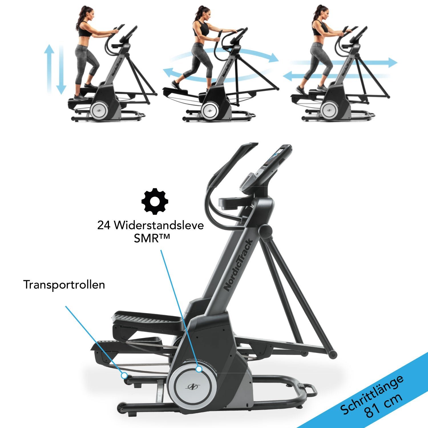 NordicTrack Crosstrainer FS10i FreeStride Trainer NordicTrack Crosstrainer FS10i FreeStride Trainer – Bild 3