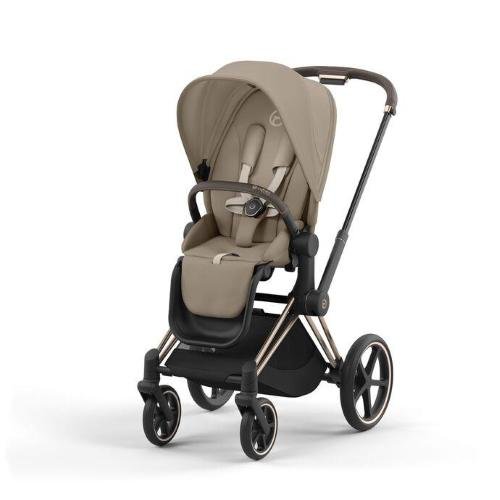 Trio CYBEX Priam | Telaio Rosegold, Seat Pack Cozy Beige, Priam Lux Carry Cot Off White, Cloud T i-Size Plus Cozy Beige Trio CYBEX Priam | Telaio Rosegold, Seat Pack Cozy Beige, Priam Lux Carry Cot Off White, Cloud T i-Size Plus Cozy Beige – Bild 2