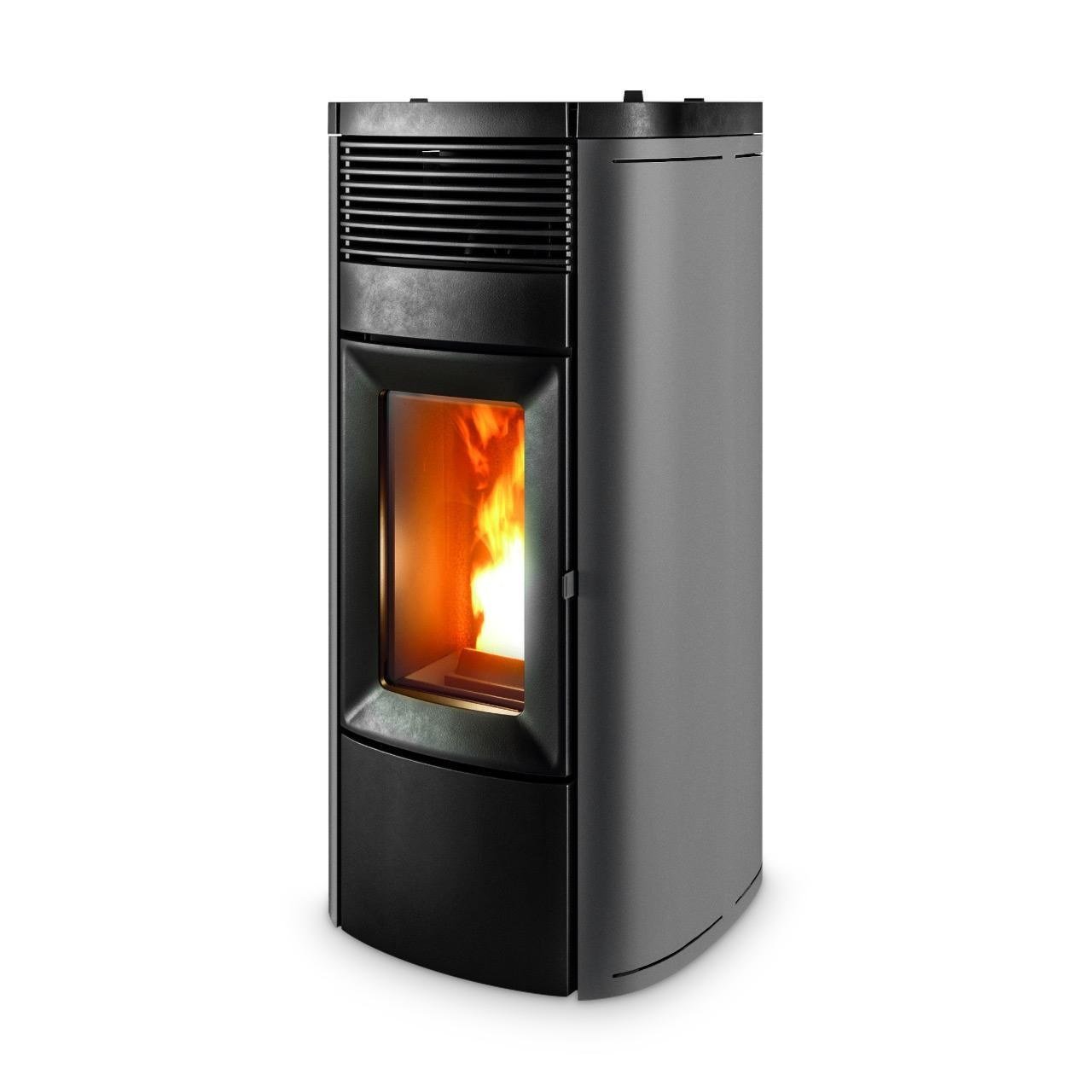Pelletofen MCZ Musa Hydro Matic 24 R 24,2 kW - Ausführung: Silver metal_313 Pelletofen MCZ Musa Hydro Matic 24 R 24,2 kW - Ausführung: Silver metal_313 – Bild 1
