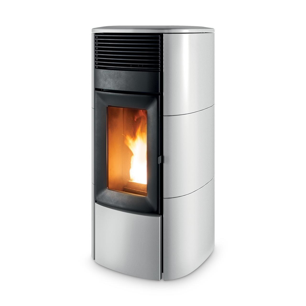 Pelletofen MCZ Club Air 10 R 10 kW - Ausführung: 102 White ceramic Pelletofen MCZ Club Air 10 R 10 kW - Ausführung: 102 White ceramic – Bild 1