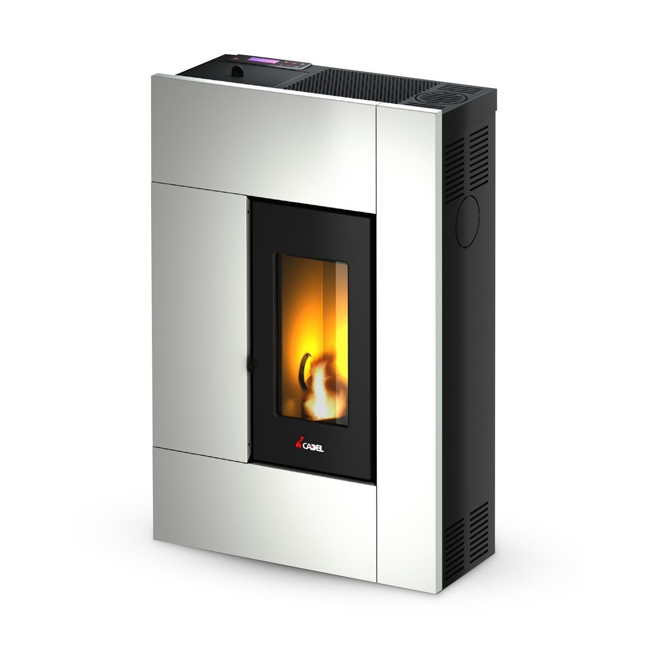 Pelletofen Cadel Spirit 5 kW - Ausführung: Weiß Pelletofen Cadel Spirit 5 kW - Ausführung: Weiß – Bild 1