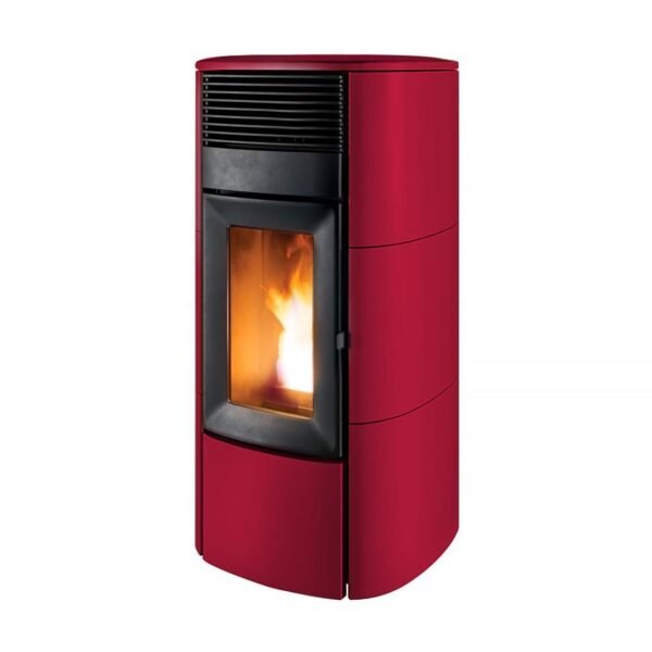 Pelletofen MCZ Club Comfort Air Matic 12 Core R - Ausführung: Keramik bordeaux