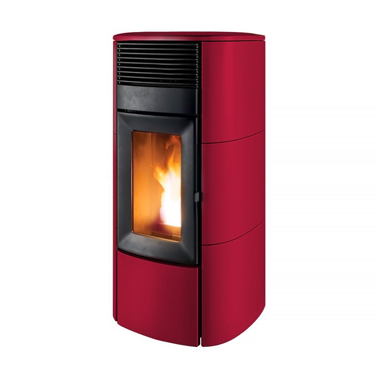 Pelletofen MCZ Club Comfort Air Matic 12 Core R - Ausführung: Keramik bordeaux Pelletofen MCZ Club Comfort Air Matic 12 Core R - Ausführung: Keramik bordeaux – Bild 1