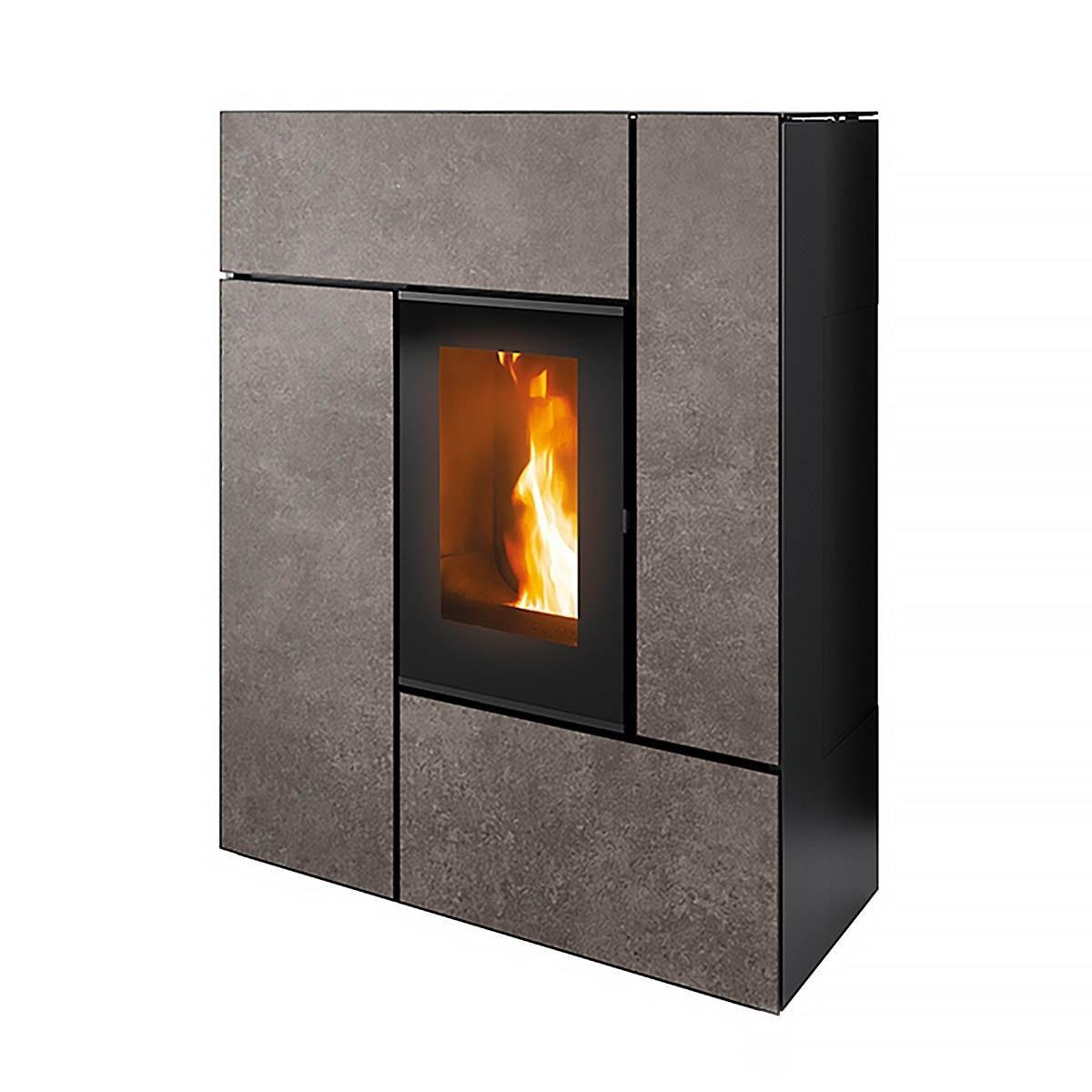 Pelletofen MCZ Feel Comfort Air Matic 12 Core R 12 kW - Verkleidung: 253 Materia Piombo Pelletofen MCZ Feel Comfort Air Matic 12 Core R 12 kW - Verkleidung: 253 Materia Piombo – Bild 1