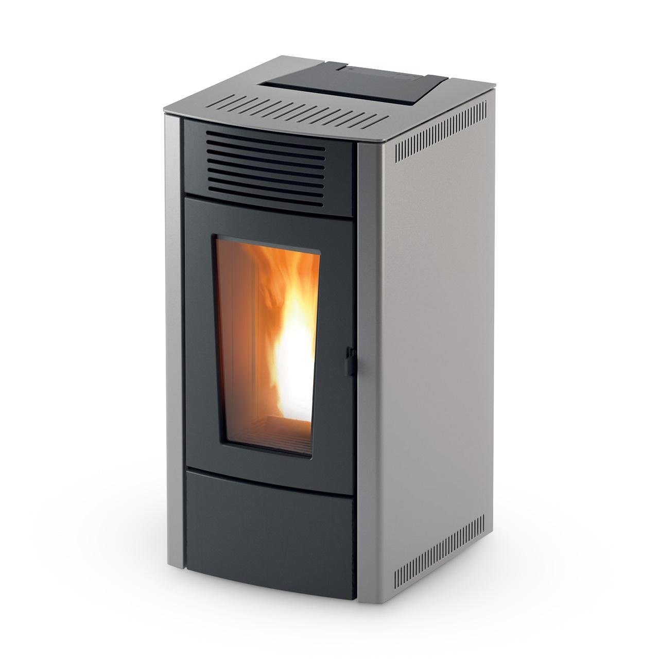 Pelletofen Red Dalia Air 6 S1 6,3 kW - Ausführung: Metall 313_Silver Pelletofen Red Dalia Air 6 S1 6,3 kW - Ausführung: Metall 313_Silver – Bild 1