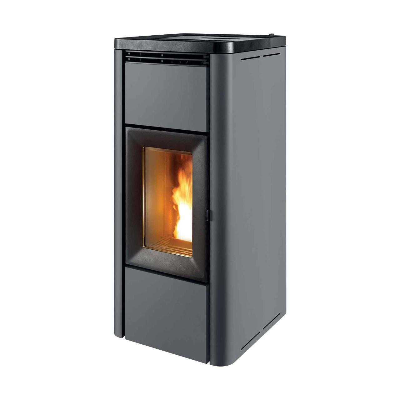 Pelletofen MCZ Mida Air 6 R 5S Wi-Fi 6,2 kW - Ausführung: 313 Silver metal Pelletofen MCZ Mida Air 6 R 5S Wi-Fi 6,2 kW - Ausführung: 313 Silver metal – Bild 1