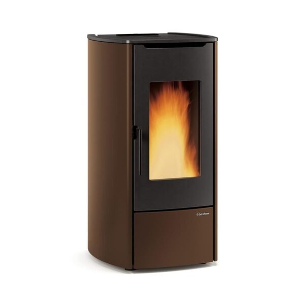 Pelletofen wasserführend Extraflame Marina Idro H11 mit 14,8 kW - Verkleidung: bronze