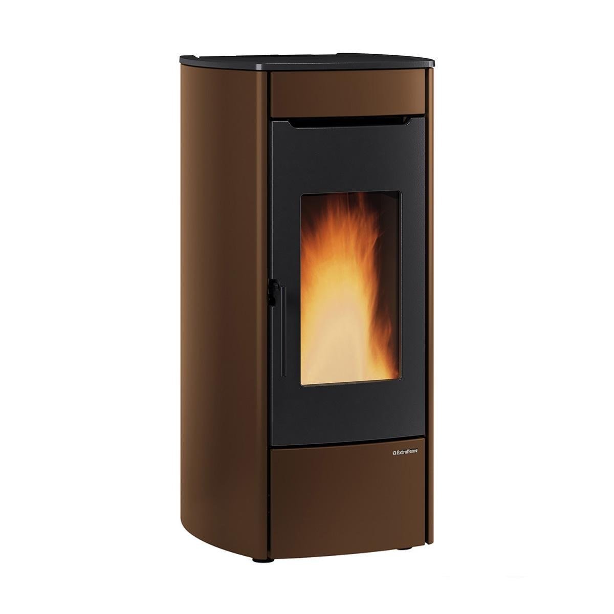 Pelletofen wasserführend Extraflame Marina Idro H13 mit 17,5 kW - Verkleidung: bronze Pelletofen wasserführend Extraflame Marina Idro H13 mit 17,5 kW - Verkleidung: bronze – Bild 1