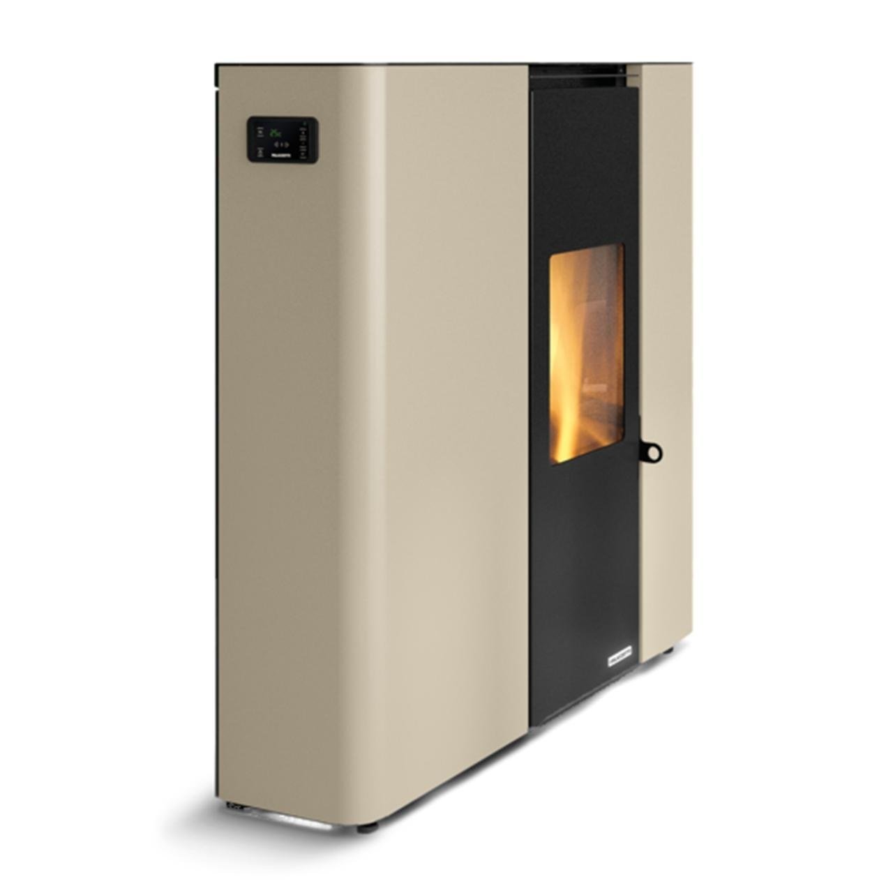 Pelletofen Palazzetti Ecofire Scarlet TC 9, 9 kW - Ausführung: Stahl Elfenbein Pelletofen Palazzetti Ecofire Scarlet TC 9, 9 kW - Ausführung: Stahl Elfenbein – Bild 1