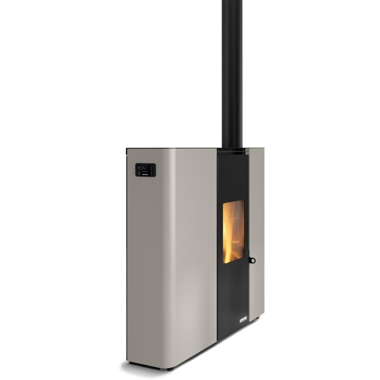 Pelletofen Palazzetti Ecofire Scarlet TC 6 US, 6 kW - Ausführung: Stahl Taubengrau Pelletofen Palazzetti Ecofire Scarlet TC 6 US, 6 kW - Ausführung: Stahl Taubengrau – Bild 1
