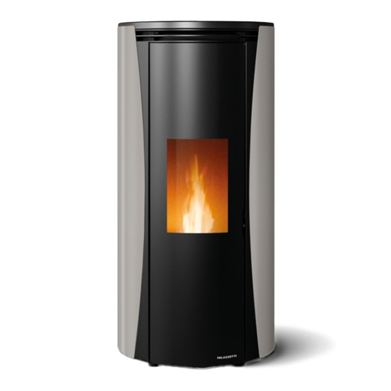 Pelletofen Palazzetti Ecofire Vivi TC 6, 6 kW - Ausführung: Stahl Taubengrau Pelletofen Palazzetti Ecofire Vivi TC 6, 6 kW - Ausführung: Stahl Taubengrau – Bild 1