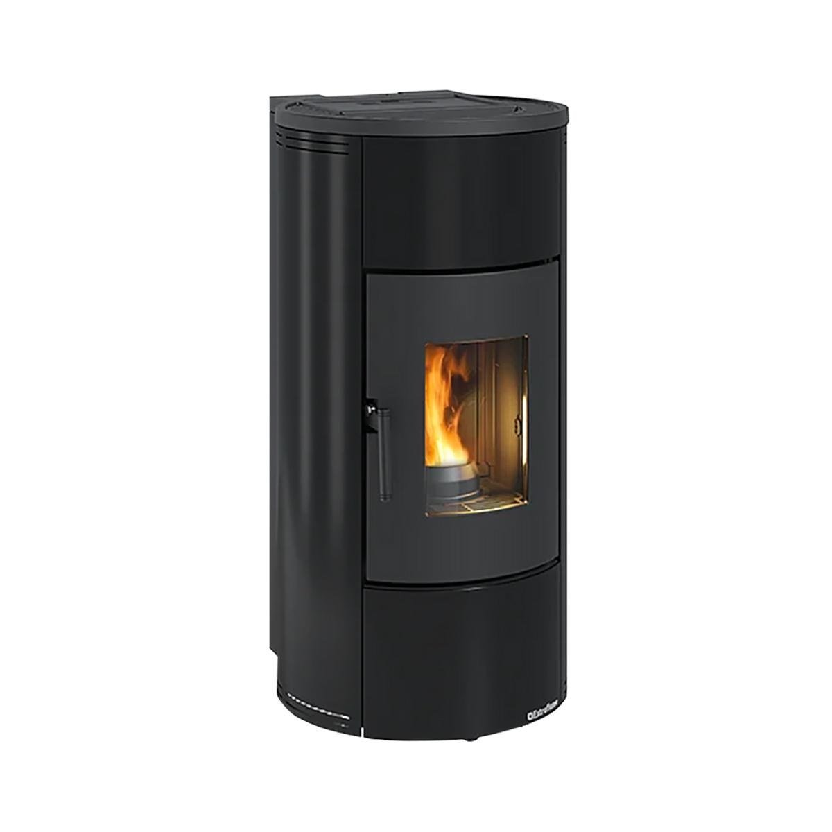 Pelletofen Extraflame Prestige Line Daniela Plus mit 8 kW - Verkleidung: schwarz Pelletofen Extraflame Prestige Line Daniela Plus mit 8 kW - Verkleidung: schwarz – Bild 1