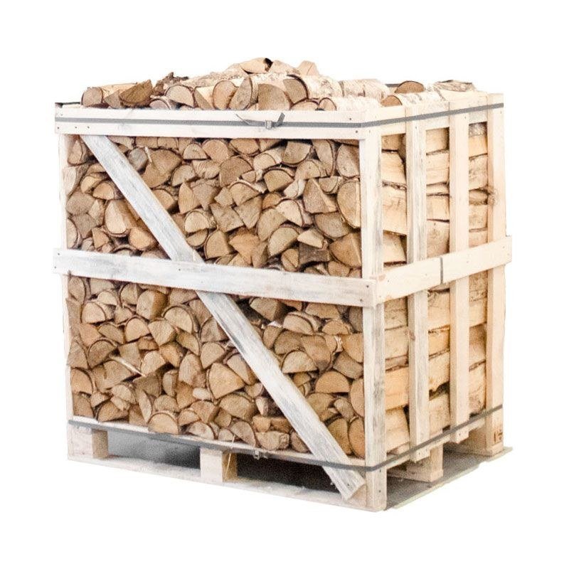 Halbe Palette kammergetrocknetes gespalten Birke Brennholz 25cm Halbe Palette kammergetrocknetes gespalten Birke Brennholz 25cm – Bild 1