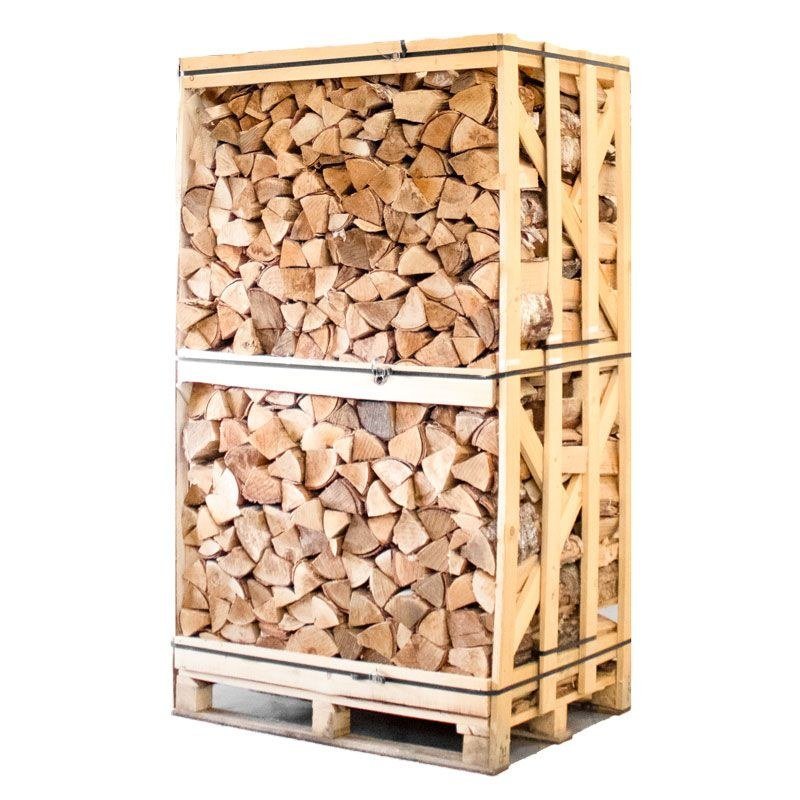 Palette kammergetrocknetes gespalten Birken Brennholz 25cm Palette kammergetrocknetes gespalten Birken Brennholz 25cm – Bild 1