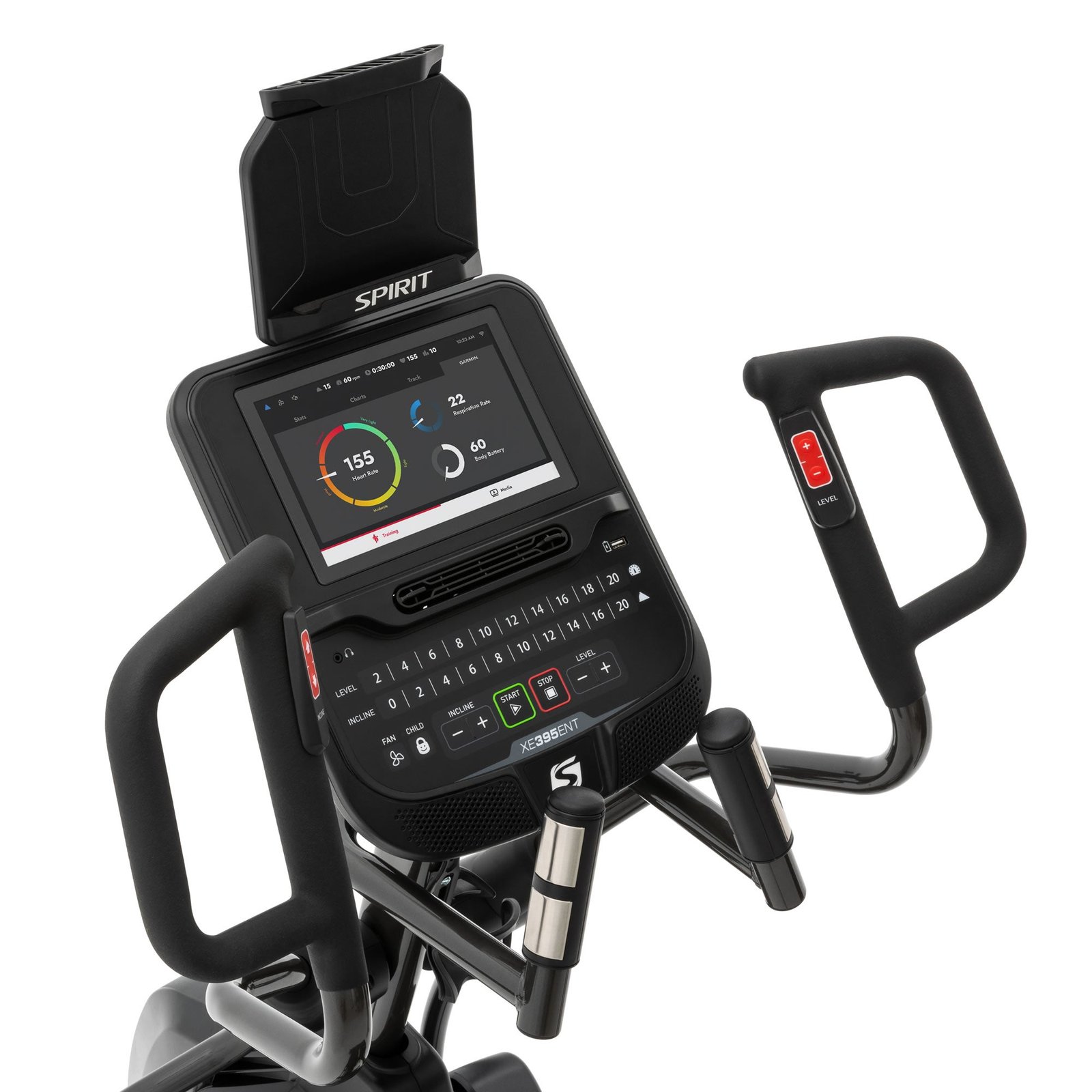 Spirit Fitness Crosstrainer XE395 ENT Black Spirit Fitness Crosstrainer XE395 ENT Black – Bild 8