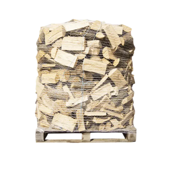 Buchen Premium Brennholz 25cm, rindenfrei auf Palette im Netz, ca. 1,6 srm / 1rm, 500 kg